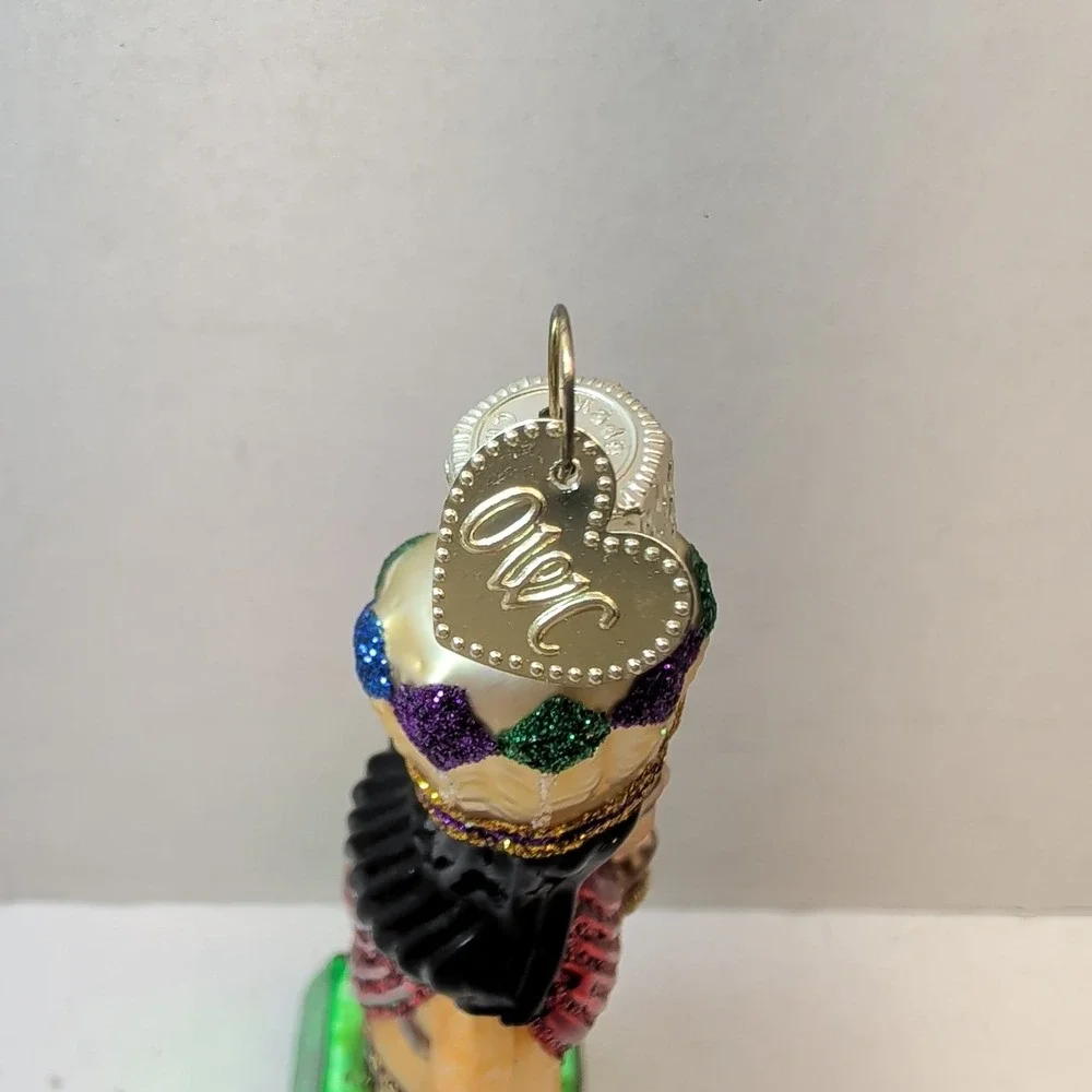 Old World Christmas Glass Ornaments Cigar Store Indian & Sailor Bear Lot of 2